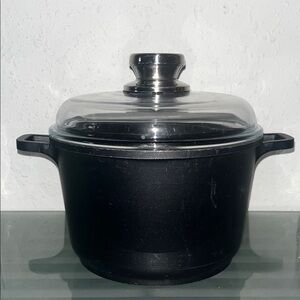 BergHOFF EuroCAST 7.4 Qt. Non-Stick Ceramic Aluminum Stock Pot with Glass Lid